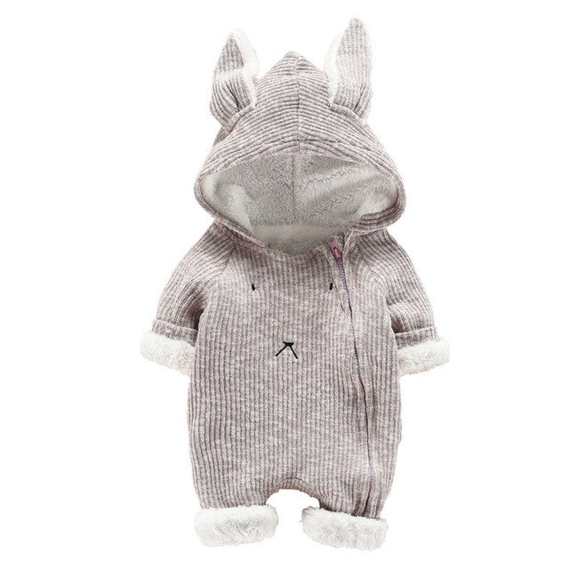 Newborn Hooded Romper Jumpsuit Outfits