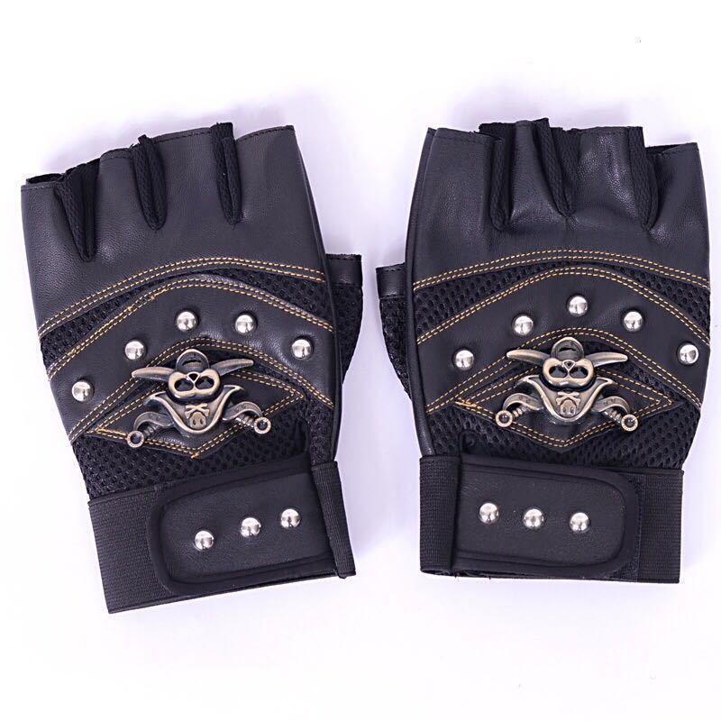 Hip hop Riding Skull Gloves