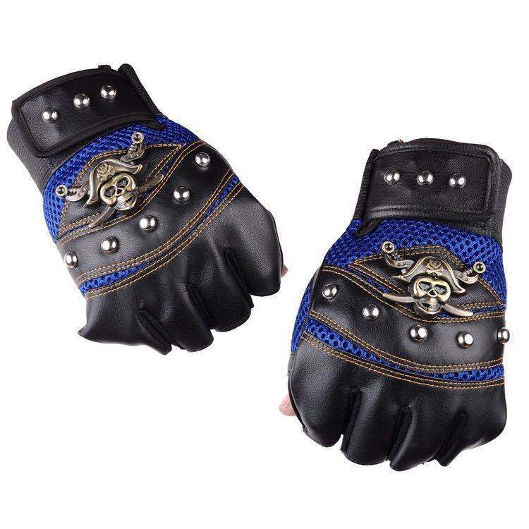 Hip hop Riding Skull Gloves