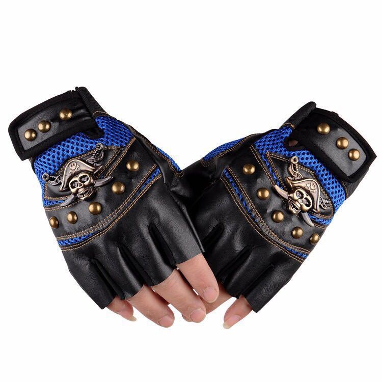 Hip hop Riding Skull Gloves