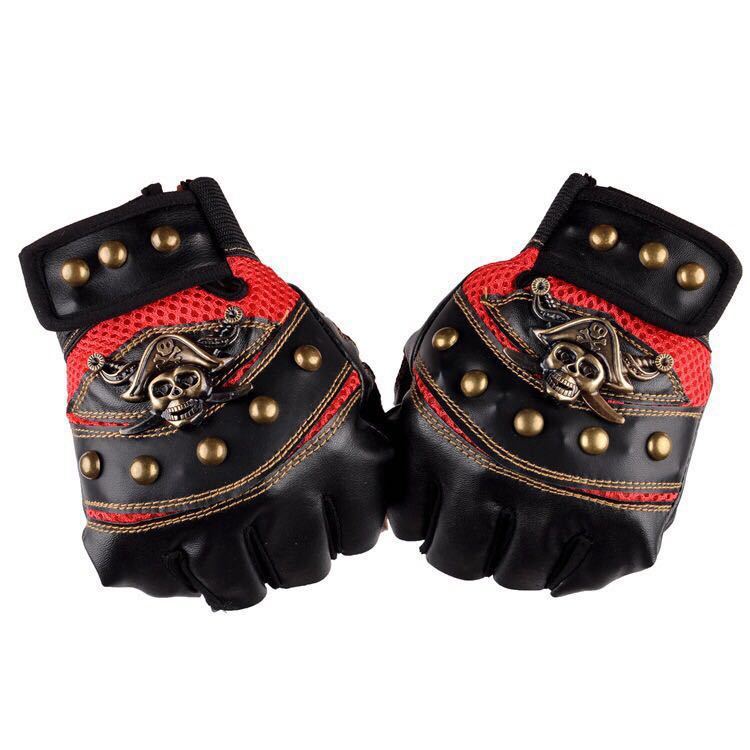 Hip hop Riding Skull Gloves