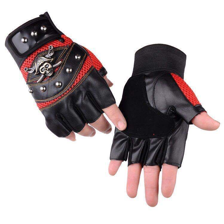 Hip hop Riding Skull Gloves