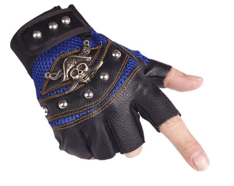 Hip hop Riding Skull Gloves