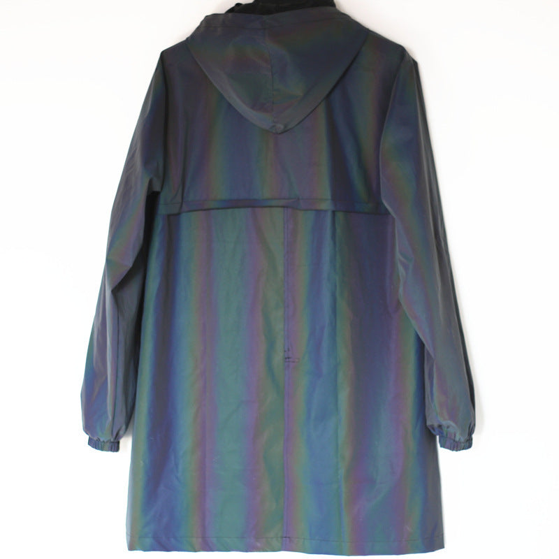 Colorful Reflective Windbreaker Cloak  Waterproof Cloak