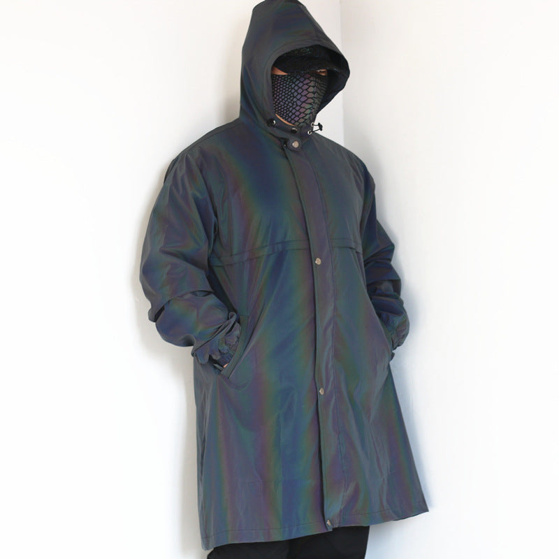 Colorful Reflective Windbreaker Cloak  Waterproof Cloak