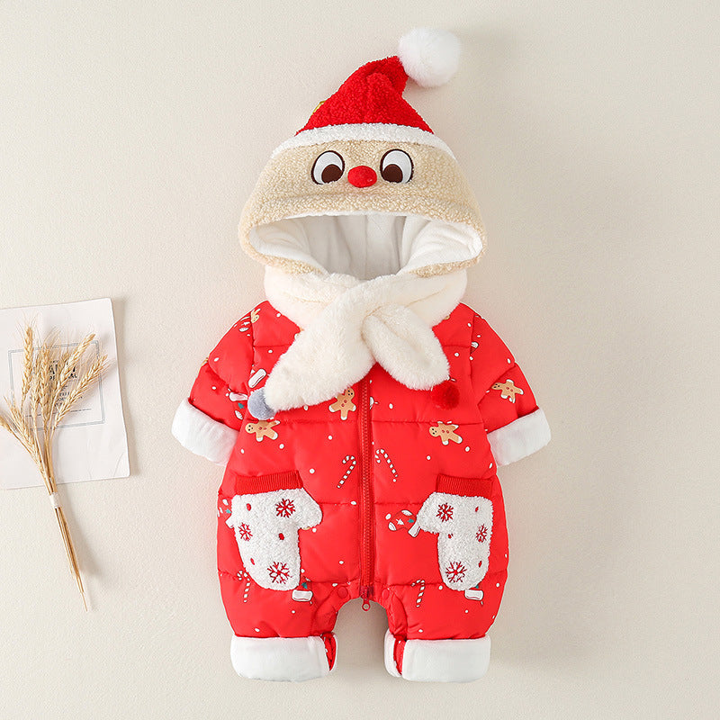 Baby Festive Winter Clothes jumpsuit