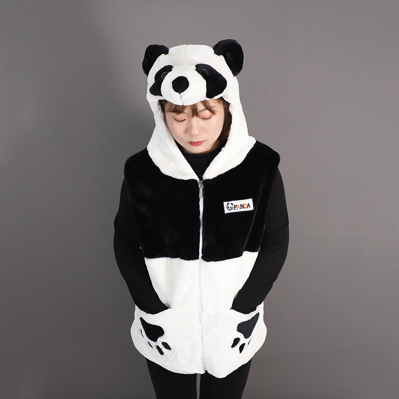 Panda sweater hooded costume