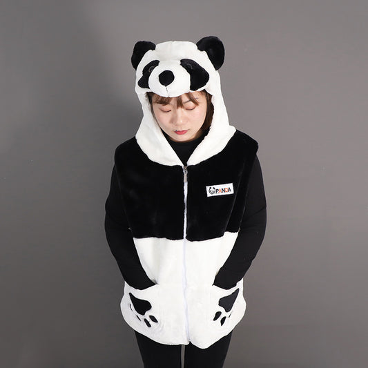 Panda sweater hooded costume