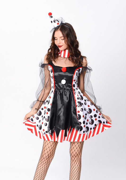 Twisted Clown Adult Halloween Custome