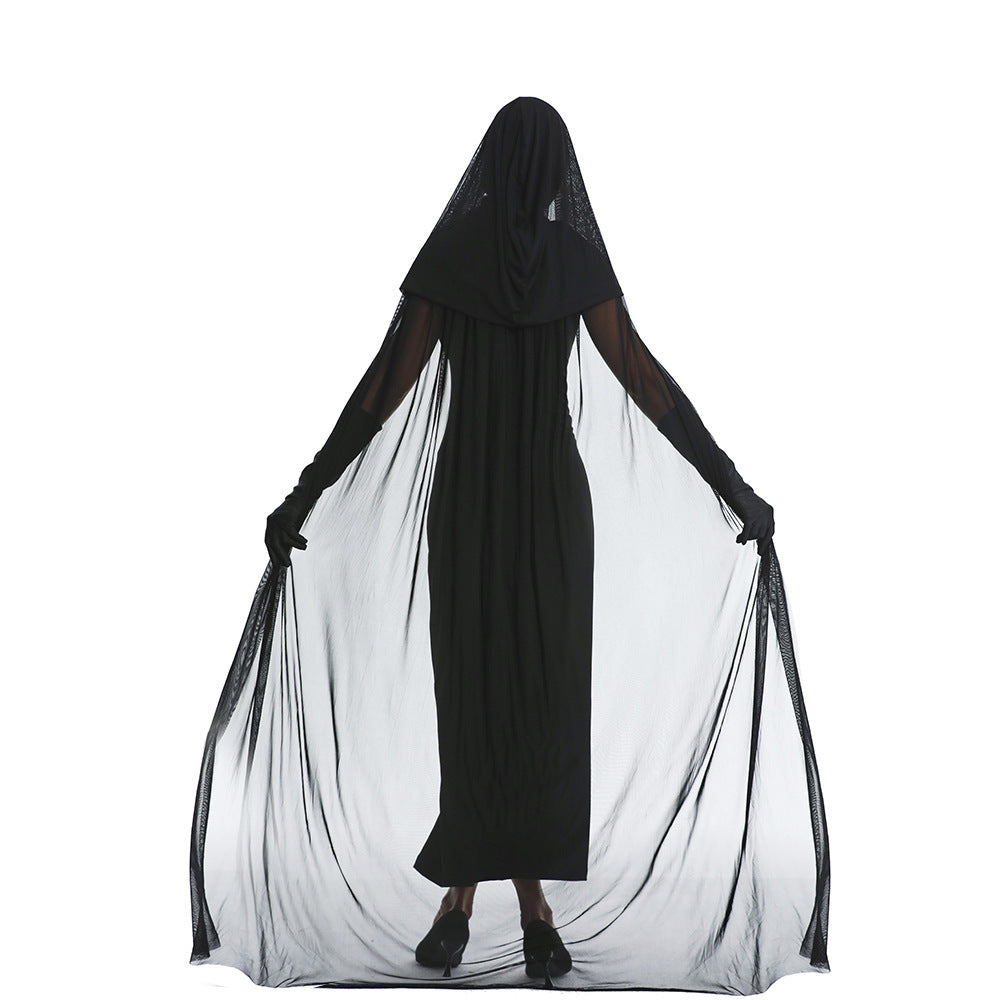 Halloween Witch Mesh Cloak