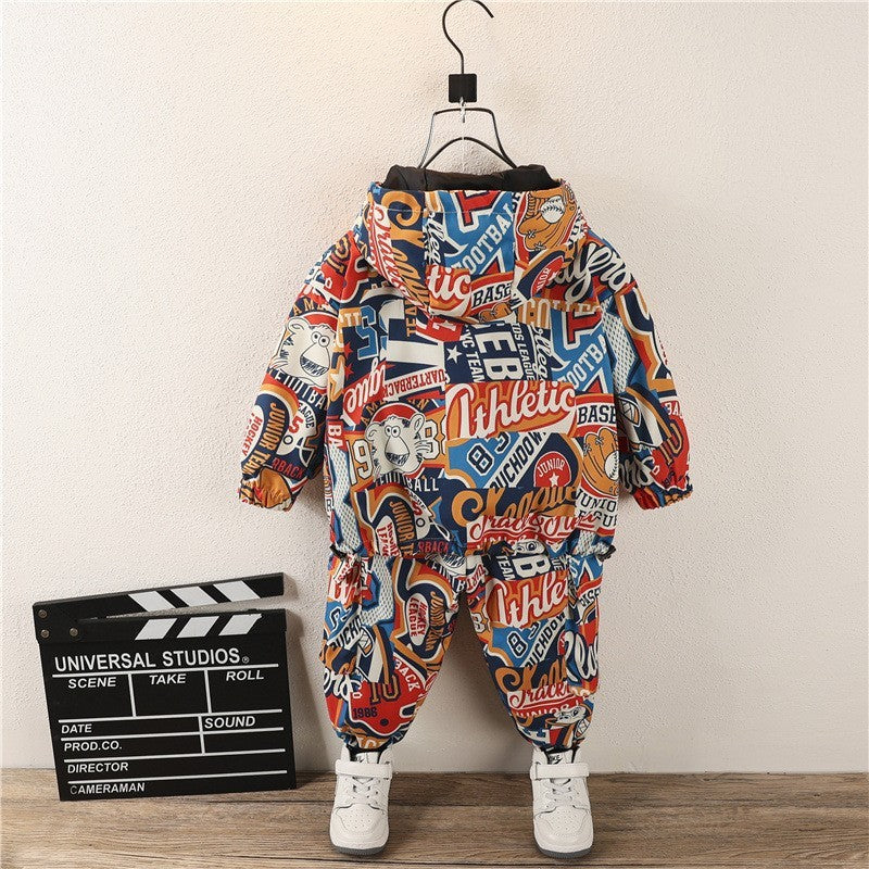 Baby Shell Jacket Two-piece Suit