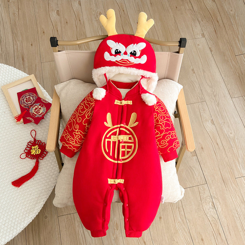 Baby New Year Clothes Festive Jumpsuit