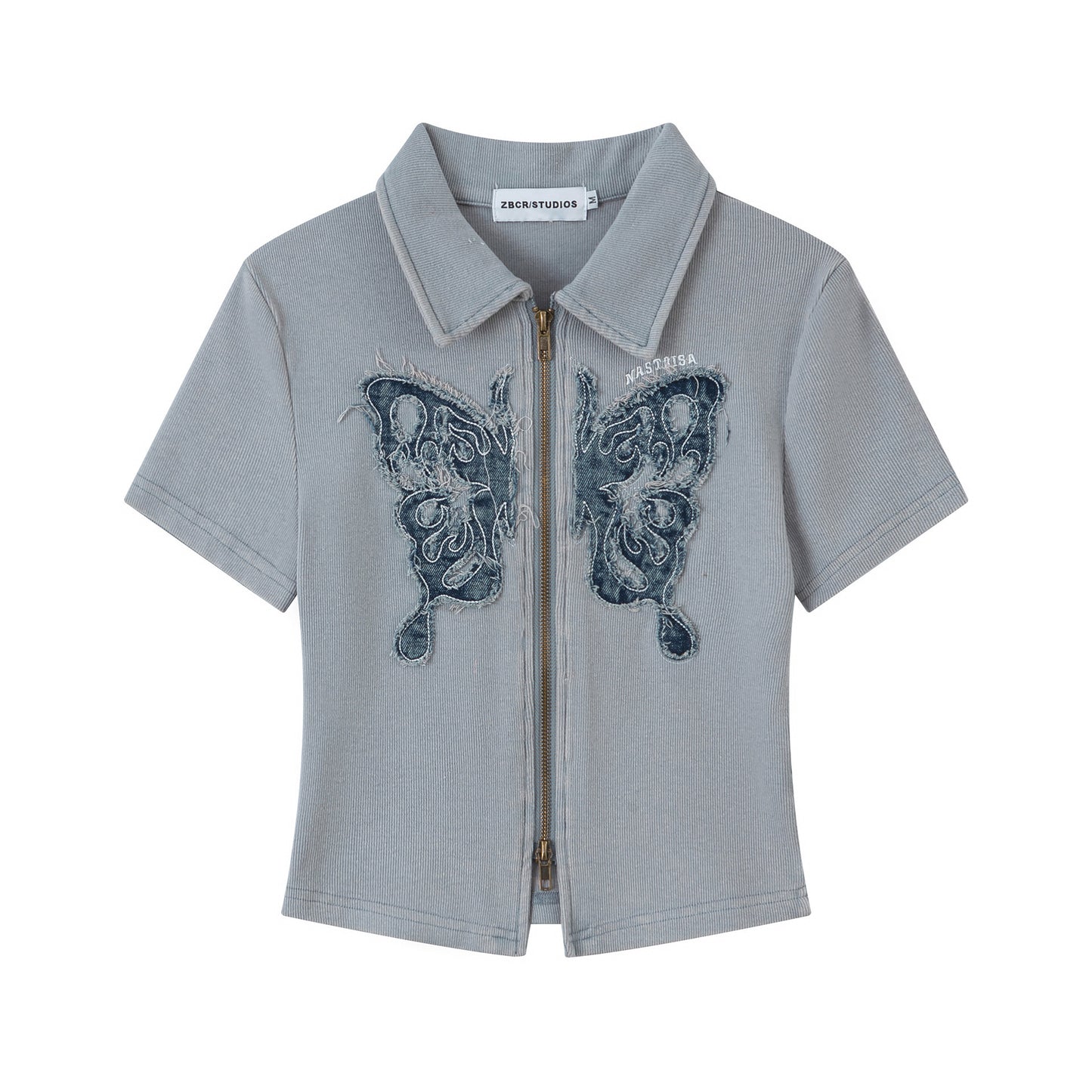 Butterfly Cardigan Short Sleeve T-shirt