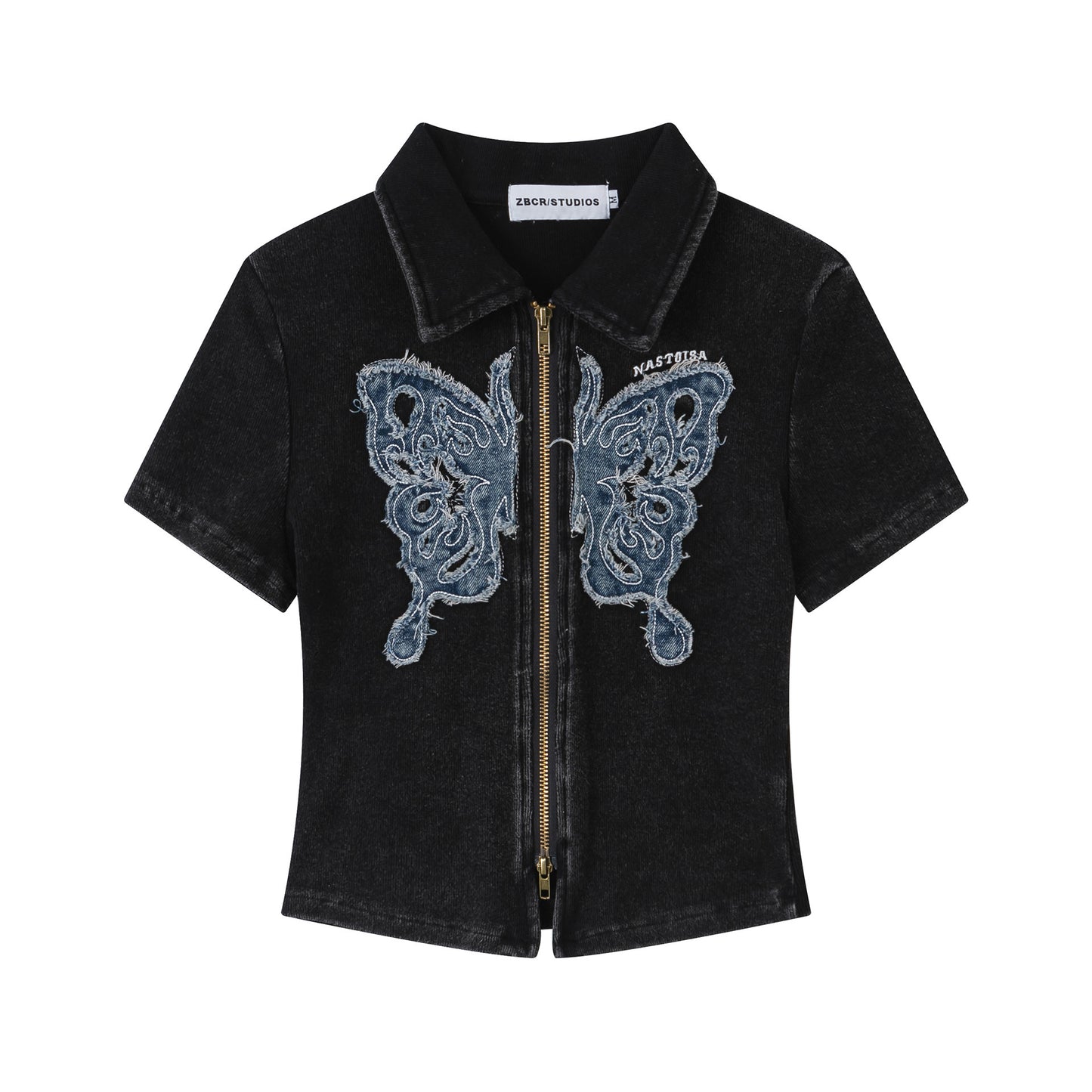 Butterfly Cardigan Short Sleeve T-shirt