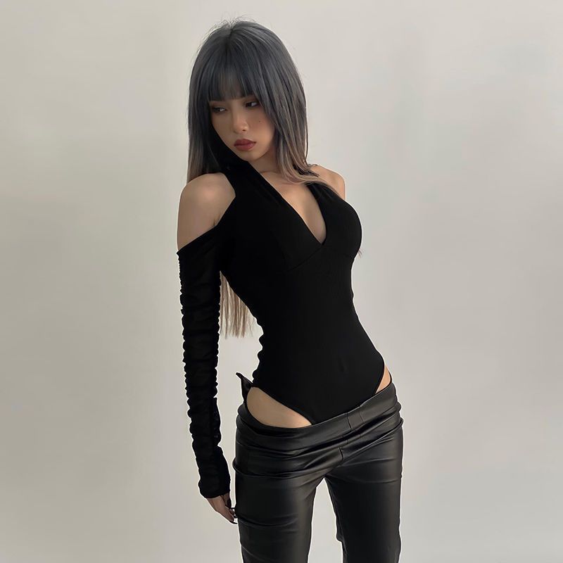 Women's Bodysuit Hot Girl Low Cut