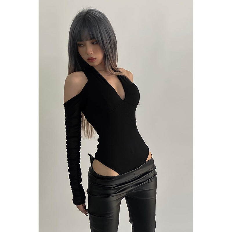 Women's Bodysuit Hot Girl Low Cut