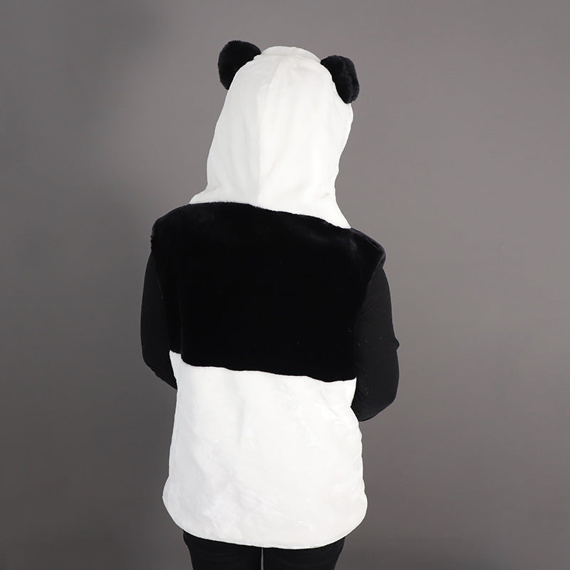 Panda sweater hooded costume