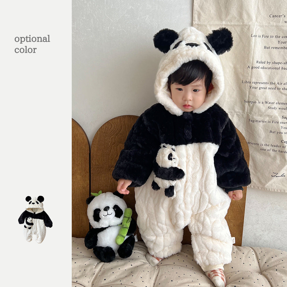 Winter Clothes Baby Jumpsuit panda costume