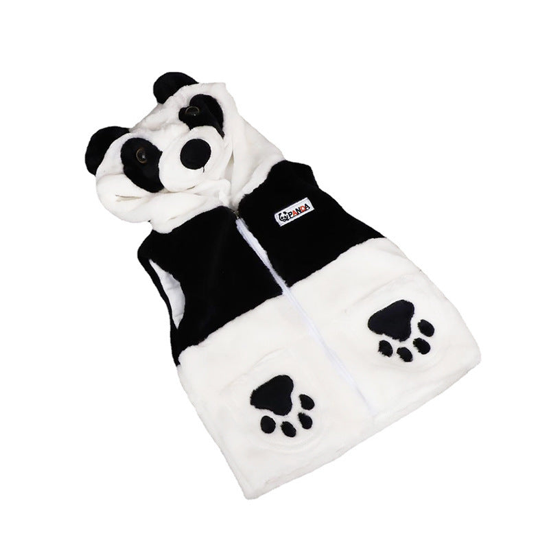 Panda sweater hooded costume