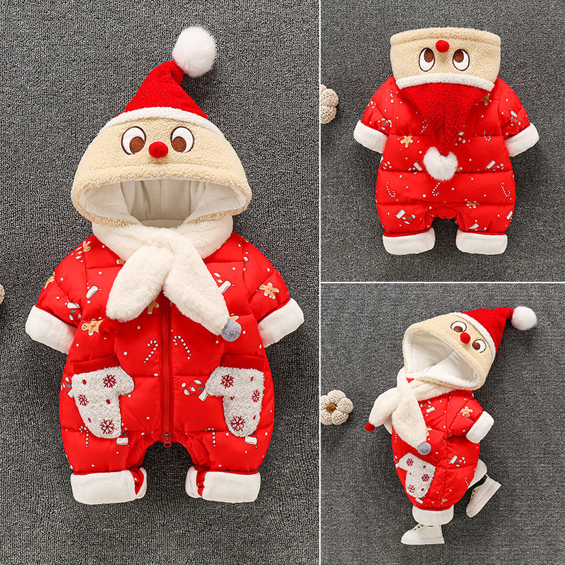 Baby Festive Winter Clothes jumpsuit