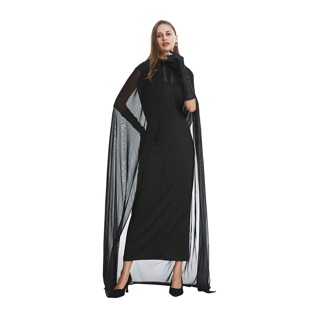 Halloween Witch Mesh Cloak