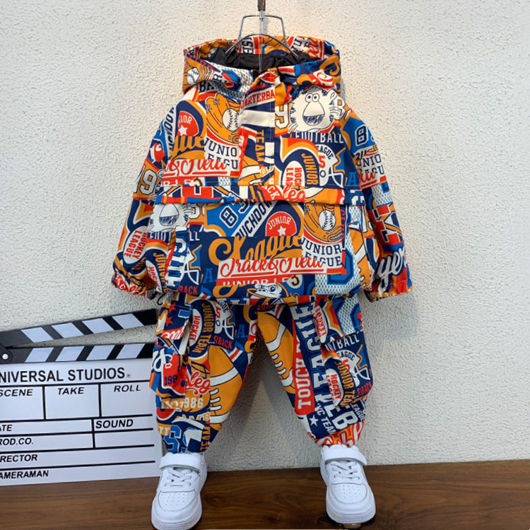 Baby Shell Jacket Two-piece Suit